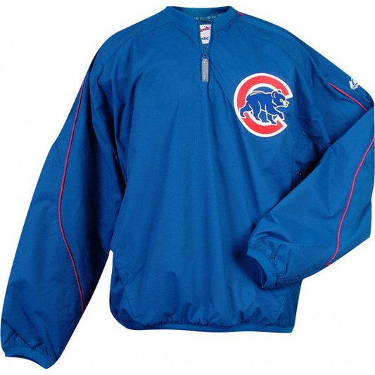 Youth Chicago Cubs Majestic Royal Blue Authentic Collection Elevation Dugout Jacket