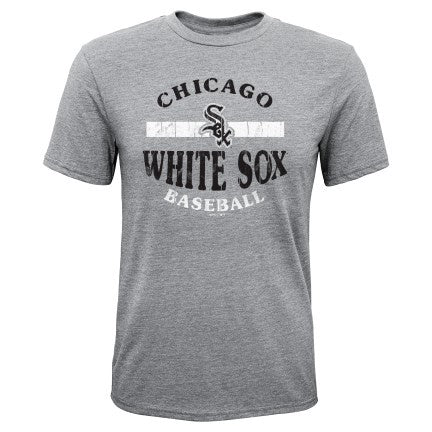 Youth Chicago White Sox Gray Infielder Tri-Blend Tee