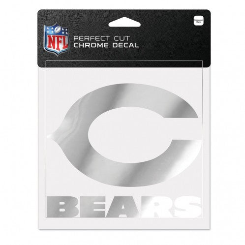 Chicago Bears 6X6 Chrome Decal By Wincraft