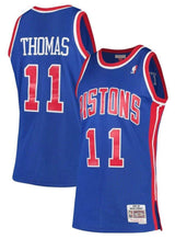 Men's Isiah Thomas Detroit Pistons Mitchell & Ness 1988-89 Hardwood Classics Swingman Jersey - Pro Jersey Sports
