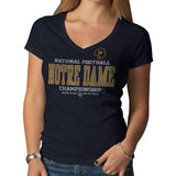 Notre Dame Fighting Irish 47 Brand Women's BCS National Championship Game Scrum T-Shirt - Pro Jersey Sports