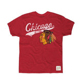 Chicago Blackhawks Script Tailswoop Tee by Retro Brand - Pro Jersey Sports - 2