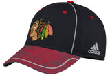 Men’s Chicago Blackhawks Authentic Collection Alpha Structured Flex Fit Hat By Adidas - Pro Jersey Sports