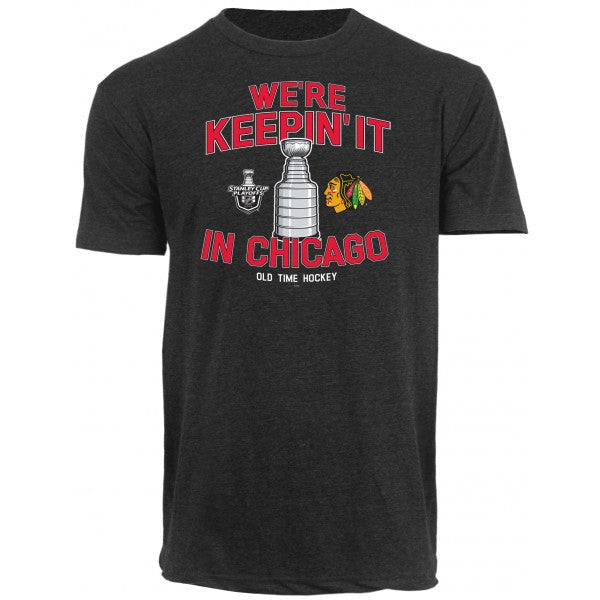 OTH Chicago Blackhawks Keepin It In Chicago T-Shirt - Pro Jersey Sports