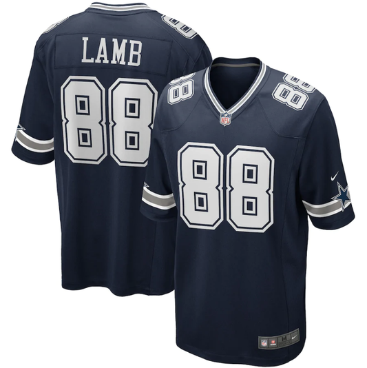 Youth Dallas Cowboys CeeDee Lamb Nike Navy Game Jersey