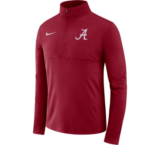Nike Men's Alabama Crimson Tide Crimson Core Half-Zip Shirt