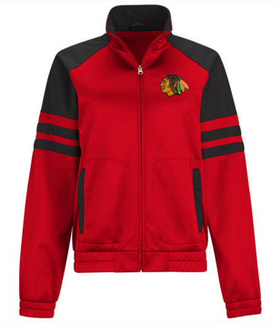 Women's Chicago Blackhawks Baseline Track Jacket