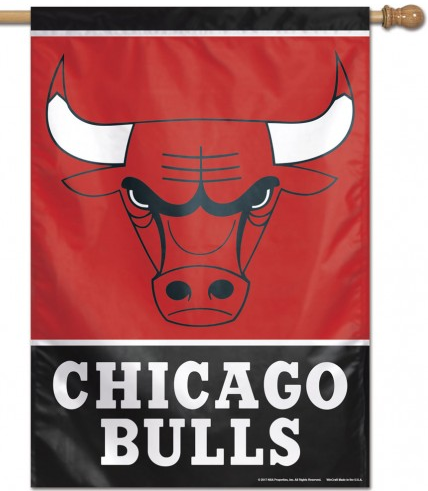Chicago Bulls 28X40 Vertical Flag