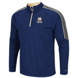 Men's NCAA Notre Dame Fighting Irish Vertigo Performance 1/4 Zip Windshirt By Colosseum Athletics - Pro Jersey Sports