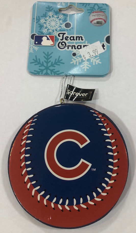 Chicago Cubs Baseball Ornament