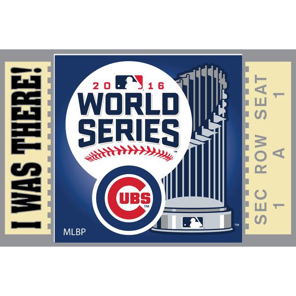 Chicago Cubs 2016 World Series Bound I Was There Lapel Pin