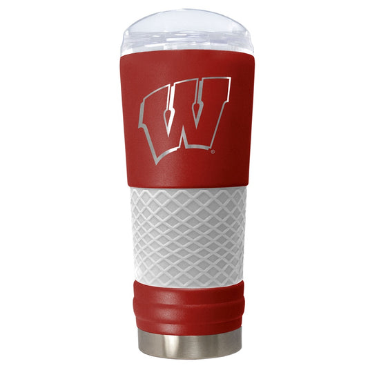 Wisconsin Badgers The Draft 24 oz Vacuum Insulated Team Color Stainless Steel Beverage Cup