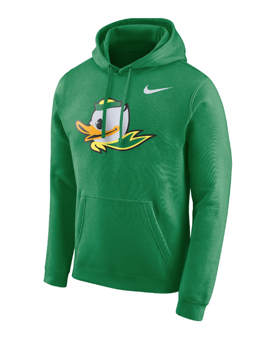 Men's Oregon Ducks Green Classic Logo Fleece Hoodie