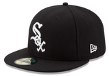 Men's Chicago White Sox New Era Black Game Authentic Collection On-Field 59FIFTY Fitted Hat - Pro Jersey Sports