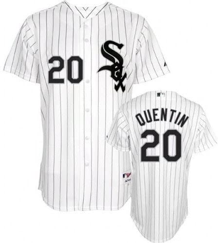 Men's Chicago White Sox Carlos Quentin Authentic Home White Jersey