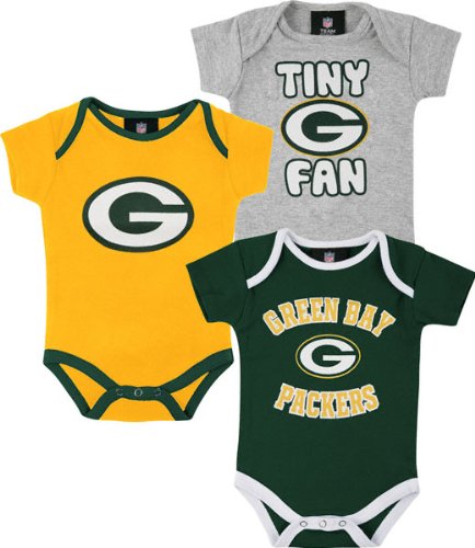 Green Bay Packers 3-Piece Body Suit Set