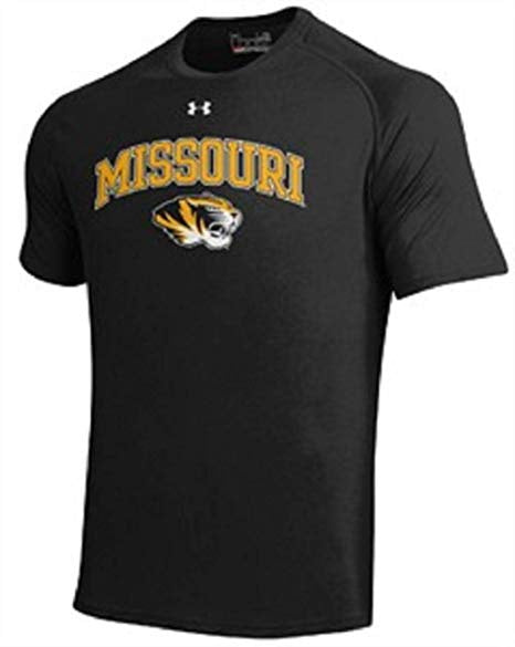NCAA Missouri Tigers Men's Under Armour Short Sleeve Performance NuTech Tee