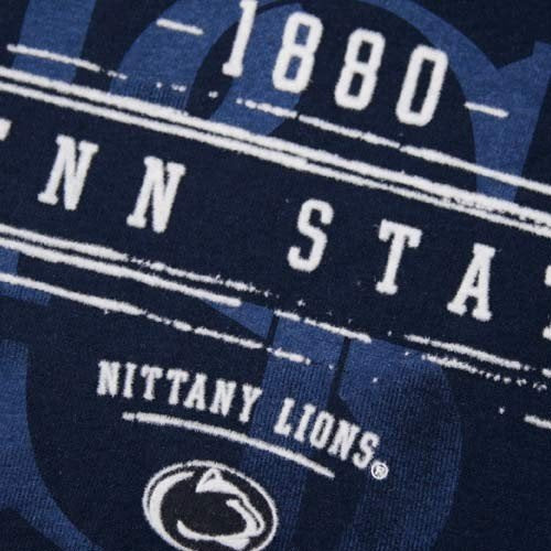 NIKE Penn State Nittany Lions Navy Blue Banner Year Vintage T-shirt