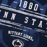 NIKE Penn State Nittany Lions Navy Blue Banner Year Vintage T-shirt - Pro Jersey Sports