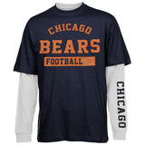 Kids NFL Chicago Bears Child T-Shirt Combo Pack - Navy Blue/White - Pro Jersey Sports