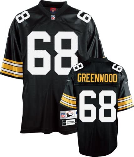 Men's Pittsburgh Steelers L. C. Greenwood Throwback Reebok Black Jersey - Pro Jersey Sports