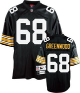 Men's Pittsburgh Steelers L. C. Greenwood Throwback Reebok Black Jersey - Pro Jersey Sports