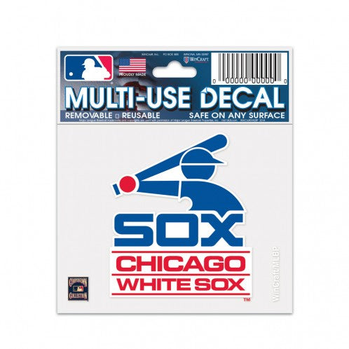 Chicago White Sox 3X4 Perfect Cut Decal By Wincraft