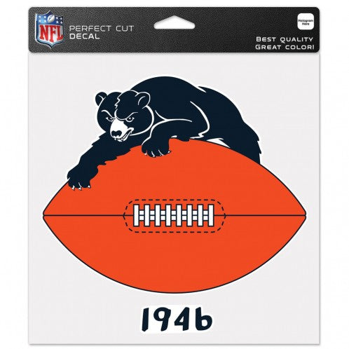 Chicago Bears Classic 1946 Logo 8 X 8 Perfect Cut Color Decal