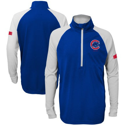Youth Chicago Cubs Destined 1/2 Zip Track Jacket