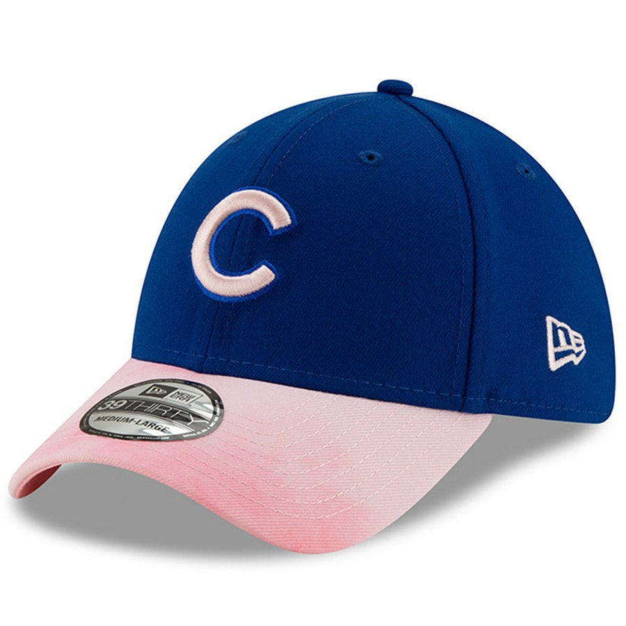 Chicago Cubs 2019 Mother's Day New Era Blue/Pink 39THIRTY Flex Fit Hat