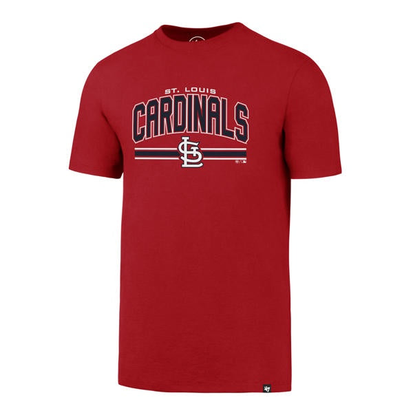 47 Brand Men's St. Louis Cardinals Red Super Arch Rival Tee