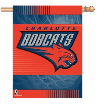 Charlotte Bobcats NBA 27" x 37" Vertical Flag