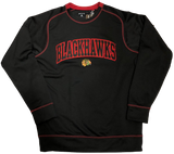 Chicago Blackhawks Volt Wordmark Fleece Sweatshirt By Antigua - Pro Jersey Sports