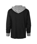 '47 Brand Men's Chicago White Sox Flint Black Domino Hooded Long Sleeve Tee - Pro Jersey Sports