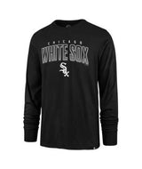 '47 Brand Men's Chicago White Sox Black Walk Off Super Rival Long Sleeve Tee - Pro Jersey Sports