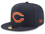Chicago Bears New Era NFL Team Basic Secondary Logo 59FIFTY Cap - Pro Jersey Sports