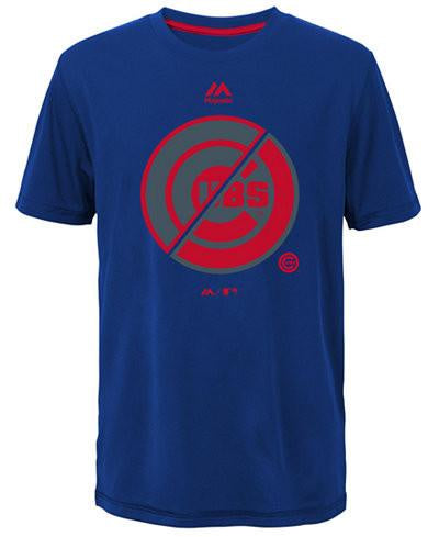 Youth Chicago Cubs Split Series Ultra T-Shirt By Majestic
