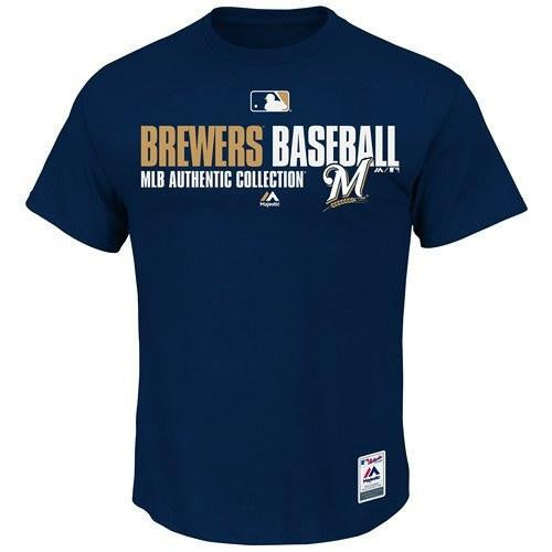 Men's MLB Milwaukee Brewers Authentic Collection Team Favorite T-Shirt