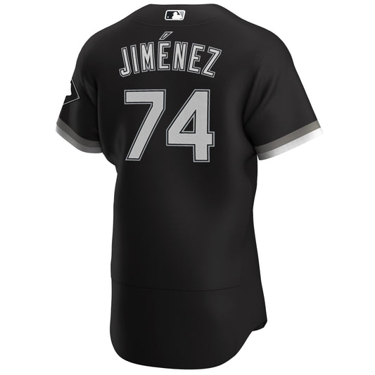 Men's Chicago White Sox Eloy Jimenez Nike Black Alternate Authentic Player Jersey