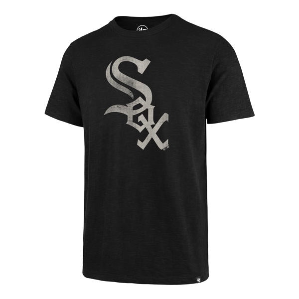 MLB Chicago White Sox Grit 47 Brand Black Soft Cotton Scrum T-Shirt