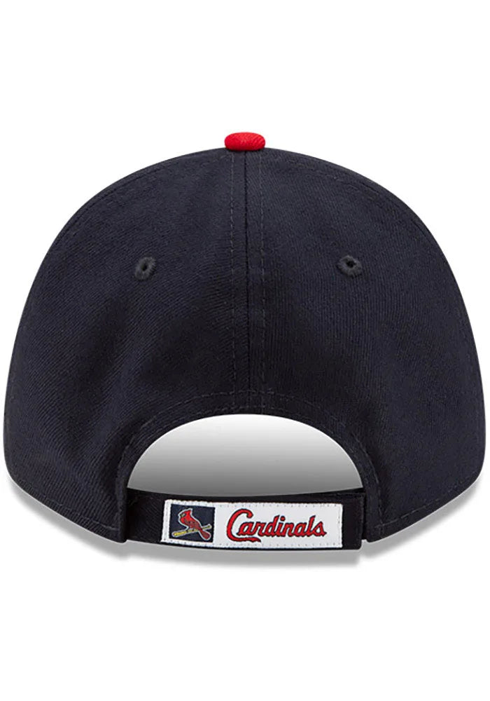 St. Louis Cardinals New Era Navy Game The League 9FORTY Adjustable Hat - Navy