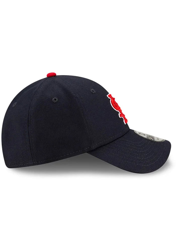 St. Louis Cardinals New Era Navy Game The League 9FORTY Adjustable Hat - Navy