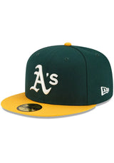 Oakland Athletics Green Classic 1974 World Series Pop Sweat New Era 59Fifty Fitted Hat - Pro Jersey Sports