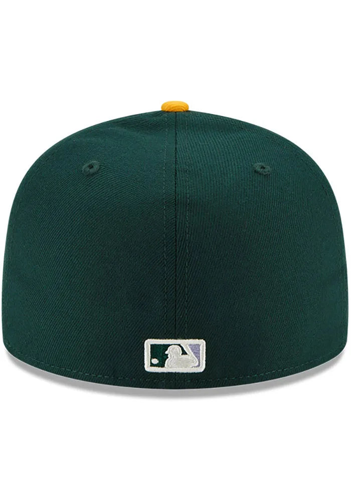 Oakland Athletics Green Classic 1974 World Series Pop Sweat New Era 59Fifty Fitted Hat