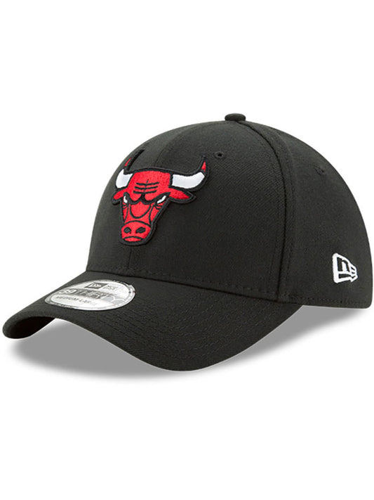 Men's Chicago Bulls New Era Black NBA Team Classic 39THIRTY Flex Hat