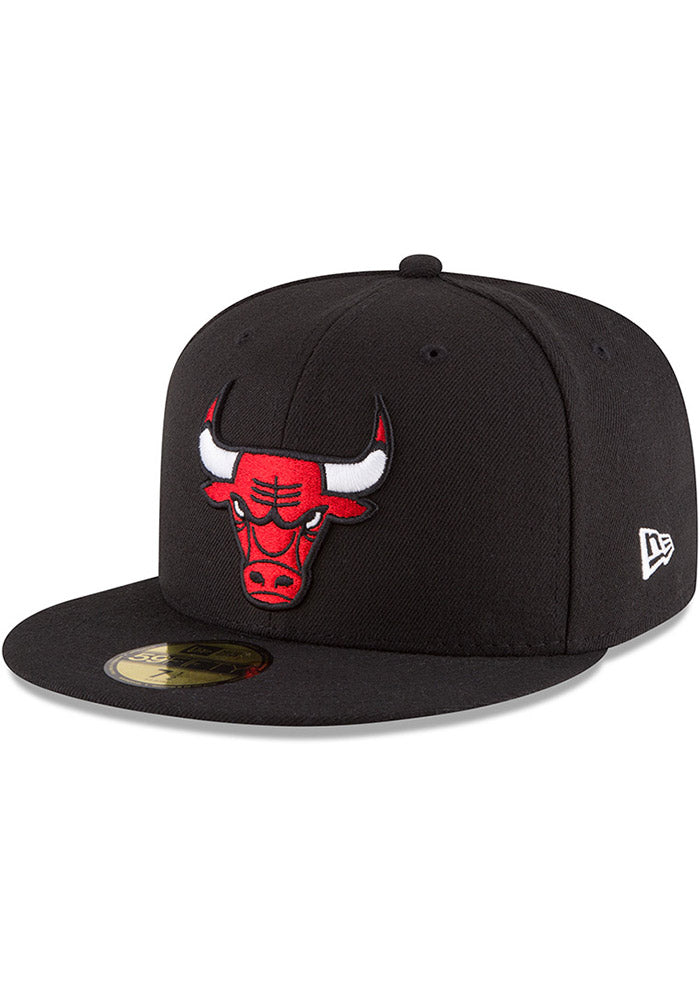 Men's NBA Chicago Bulls Black Alternate 59Fifty Fitted Hat
