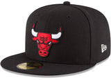 Men's NBA Chicago Bulls Black Alternate 59Fifty Fitted Hat - Pro Jersey Sports