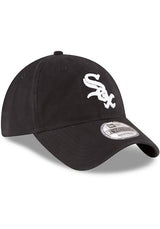 Men's Chicago White Sox New Era Black Game Replica Core Classic 9TWENTY Adjustable Hat - Pro Jersey Sports
