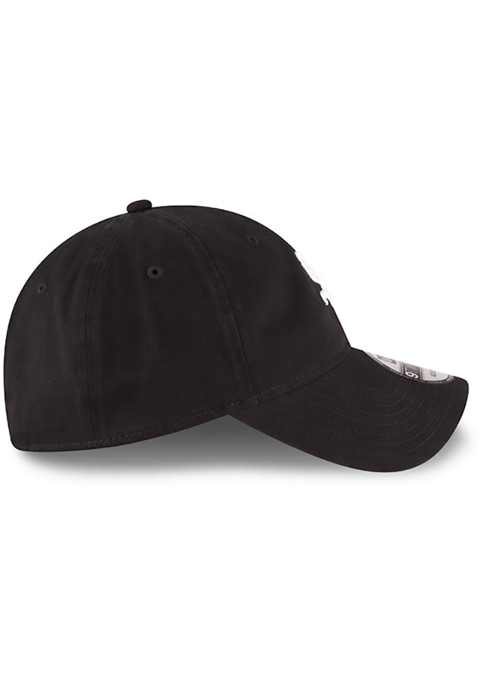 Men's Chicago White Sox New Era Black Game Replica Core Classic 9TWENTY Adjustable Hat