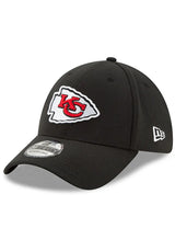 Men's Kansas City Chiefs New Era Black Team Classic 39THIRTY Flex Hat - Pro Jersey Sports